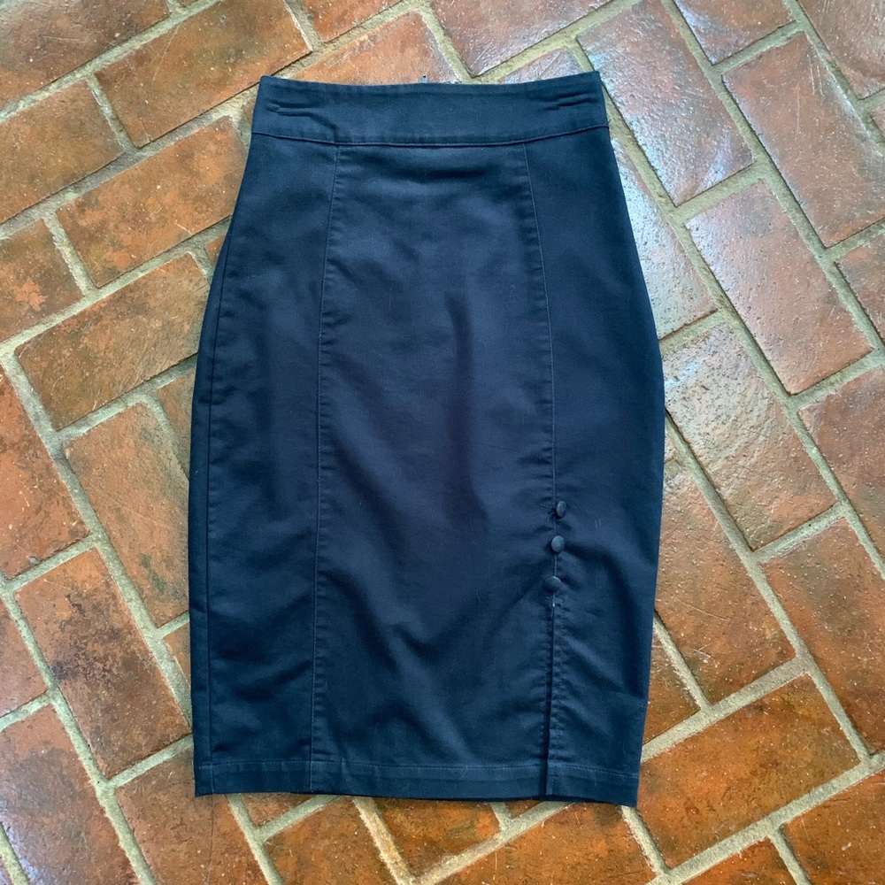 ModCloth Rock Steady Retro Pencil Skirt